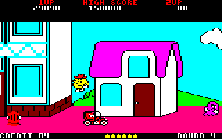 Screenshot of Pac-Land