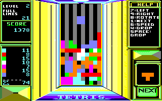 Screenshot of Tetris