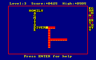 Screenshot of Xanagrams